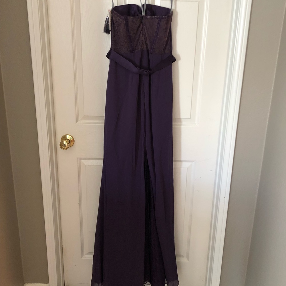 White by Vera Wang chiffon bridesmaid gown - Picture 4 of 8